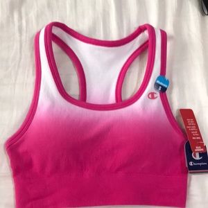 Sweatshirt racer bra